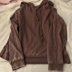 White crow pink sweatshirt with crossed back